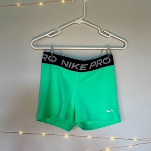 Turquoise Nike-Pro Spandex